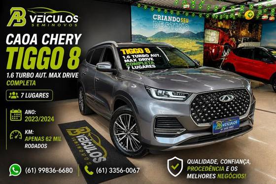 CAOA CHERY TIGGO 8 1.6 TGDI GASOLINA TXS MAX DRIVE DCT CAOA CHERY TIGGO 8 1.6 TGDI GASOLINA TXS MAX DRIVE DCT